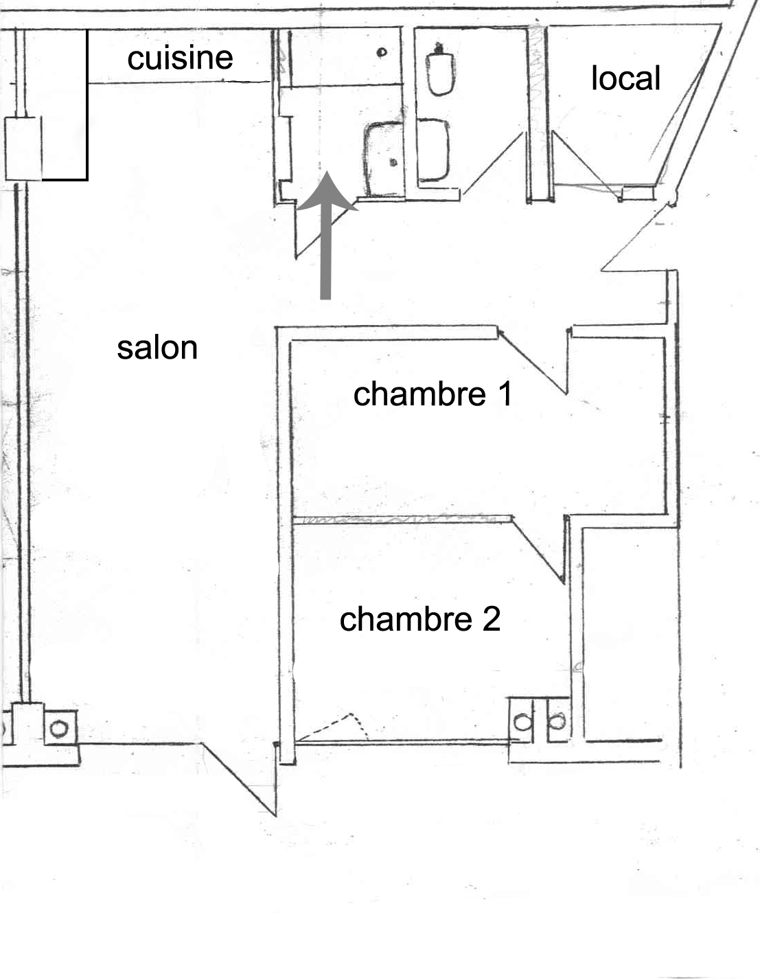 plan de l'appartement