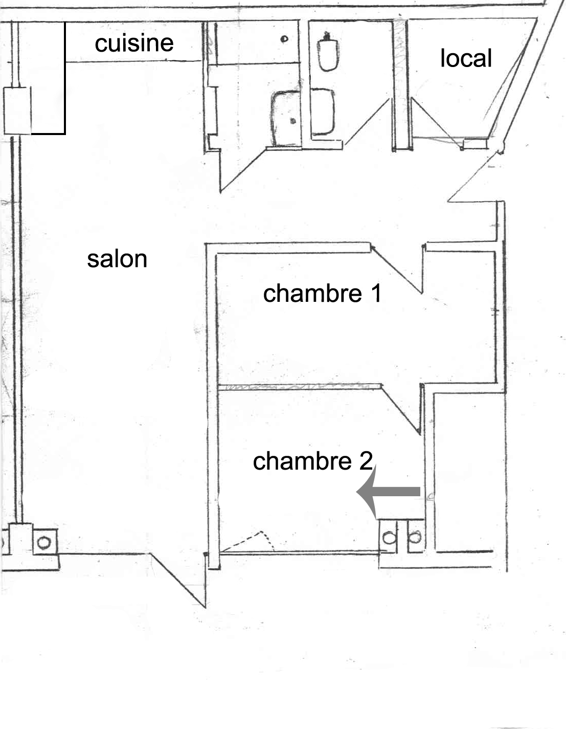 plan de l'appartement