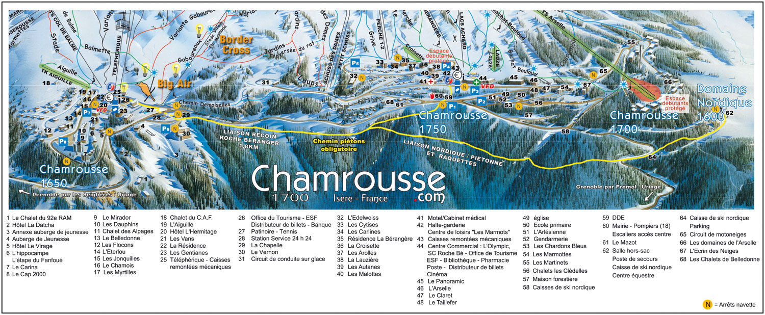 le plan de chamrousse