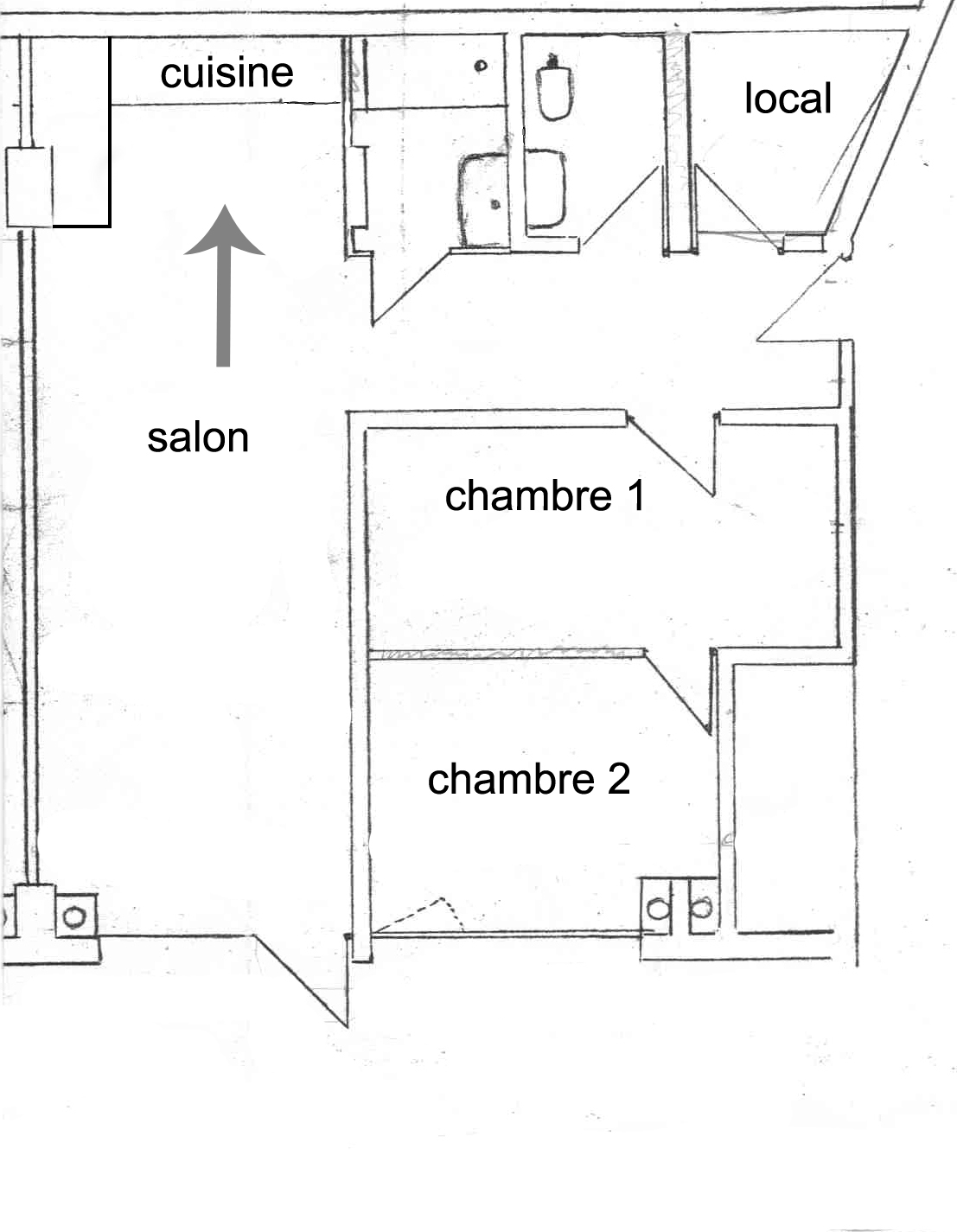 plan de l'appartement