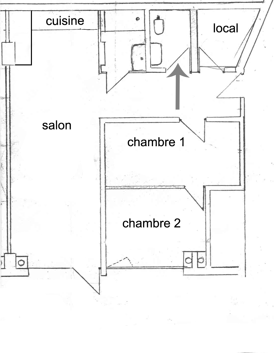 plan de l'appartement